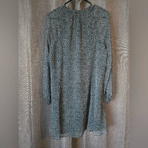 Joie Limited Edition Balloon Sleeve Dress Arctic Animal Spot Women's Medium $378 - Picture 3 of 7